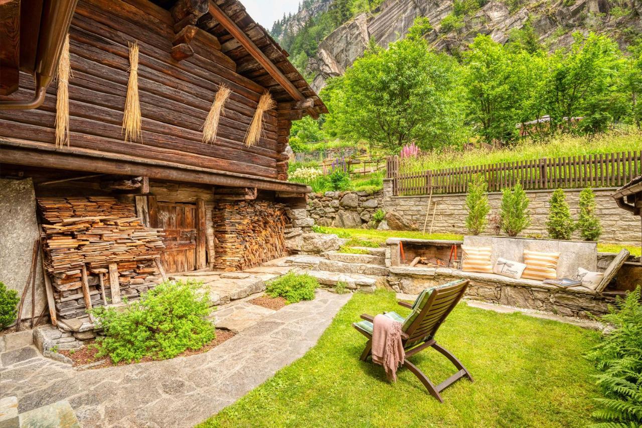 Appartamento Casa Weisstor Con Patio, Giardino E Orti Vista Monte Rosa Macugnaga Exterior photo